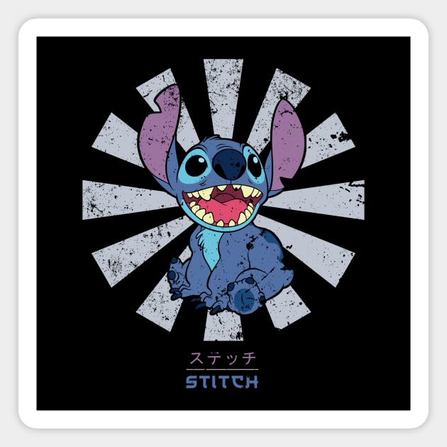 Lilo & Stich Retro Japanese Magnet by Nova5